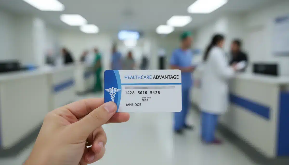 Hand holding a health insurance card, emphasizing continuous coverage importance