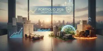 Diversified investment portfolio for 2026 showcasing growth and stability